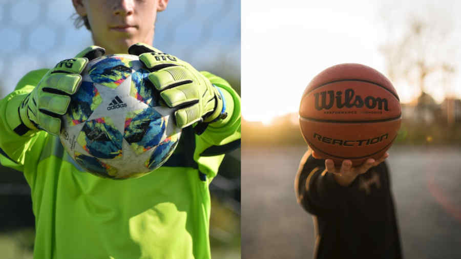 soccer ball vs basketball